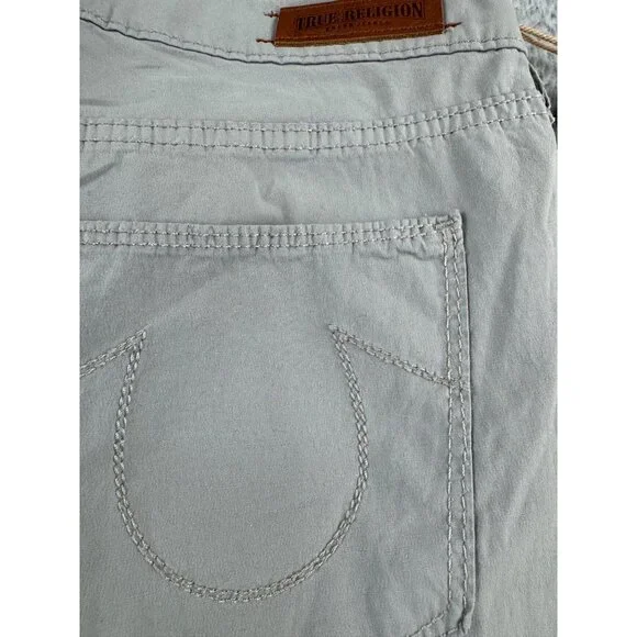 True Religion Womens 29 Brianna Pants Rare Vtg 2003 NWT Gray 90s Y2K Made-USA - Picture 14 of 16